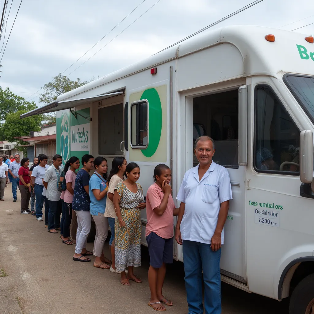 Acesso aos Serviços Públicos de Saúde Bucal 2 Entre as inovações mais importantes para a expansão do atendimento público destaca-se a adoção das Unidades Odontológicas Móveis, que transformam vans e carretas em consultórios completos.