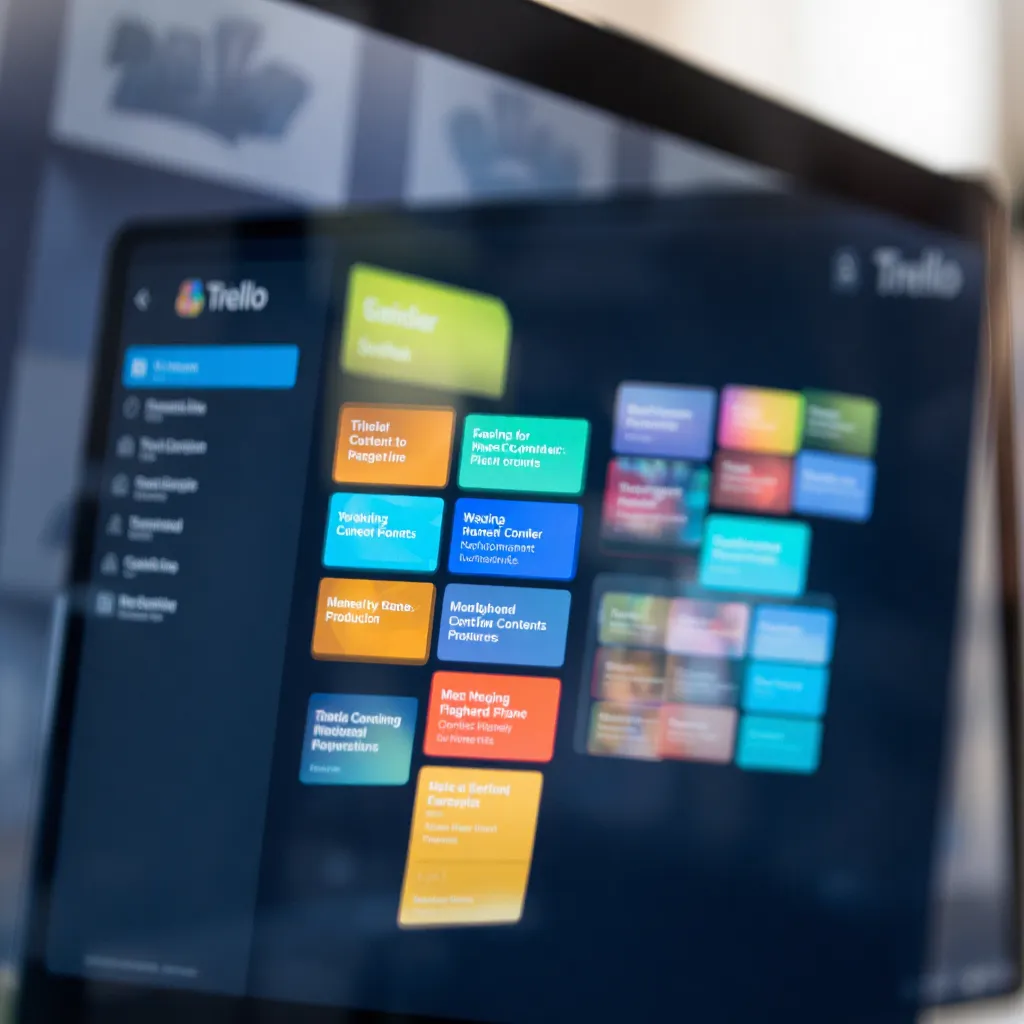 O Trello é um gerenciador de tarefas em quadros Kanban. É ideal para criar fluxos de trabalh