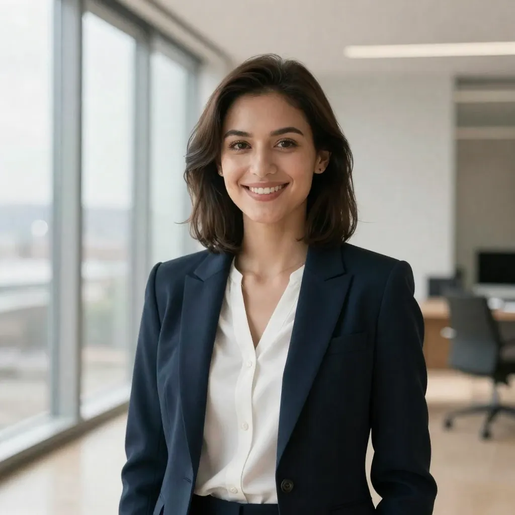 Professional woman portrait generated with Z-Image-Turbo