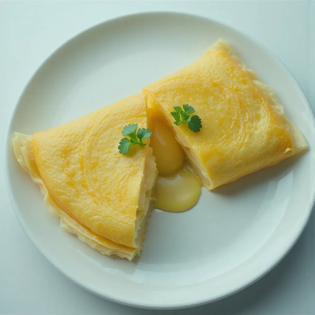 omelete recheado com vegetais
